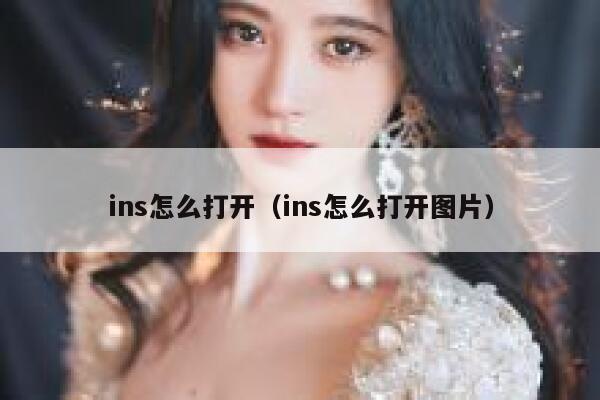 ins怎么打开（ins怎么打开图片） 第1张