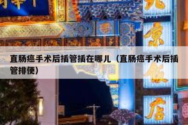 直肠癌手术后插管插在哪儿(直肠癌手术后插管排便) 第1张 直肠癌手术后插管插在哪儿(直肠癌手术后插管排便) 第1张