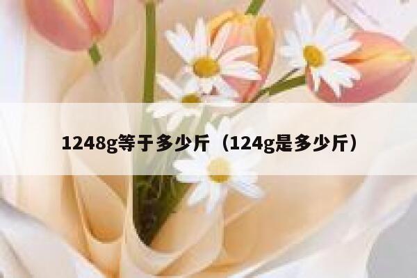 1248g等于多少斤（124g是多少斤） 第1张