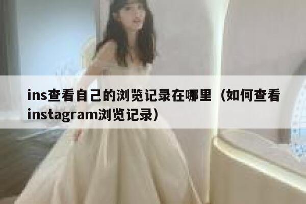 ins查看自己的浏览记录在哪里（如何查看instagram浏览记录） 第1张