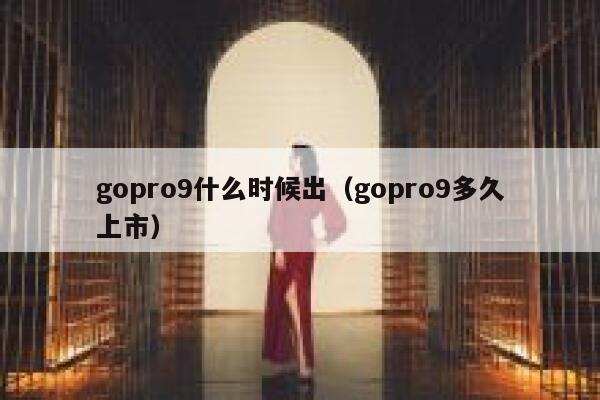 gopro9什么时候出（gopro9多久上市） 第1张
