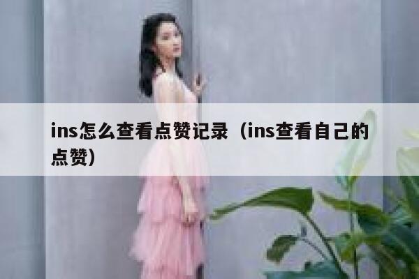 ins怎么查看点赞记录（ins查看自己的点赞） 第1张