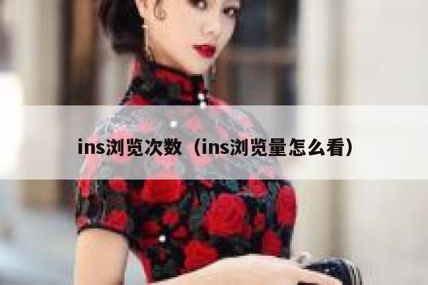 ins浏览次数（ins浏览量怎么看） 第1张