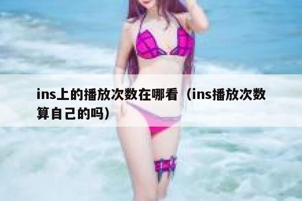 ins上的播放次数在哪看（ins播放次数算自己的吗） 第1张