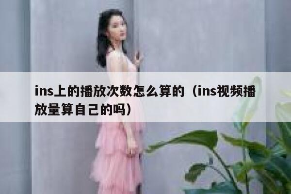 ins上的播放次数怎么算的（ins视频播放量算自己的吗） 第1张