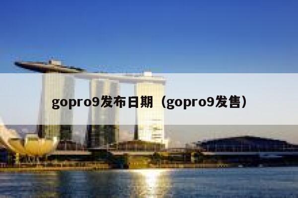 gopro9发布日期（gopro9发售） 第1张
