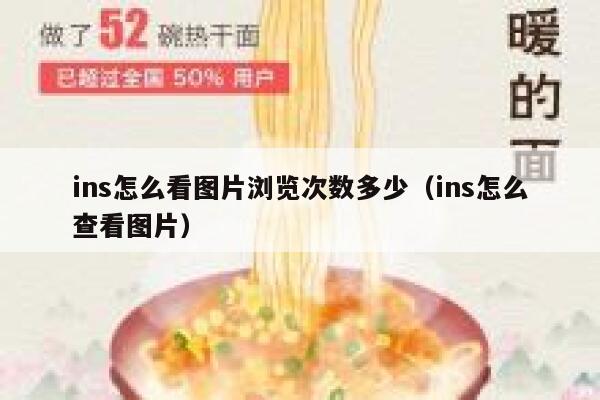 ins怎么看图片浏览次数多少（ins怎么查看图片） 第1张