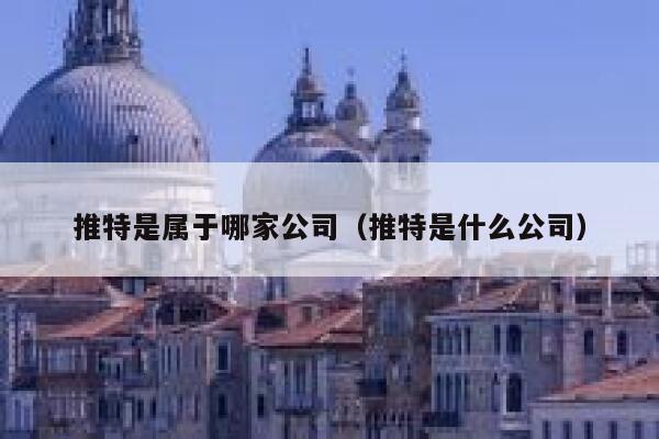 推特是属于哪家公司（推特是什么公司） 第1张