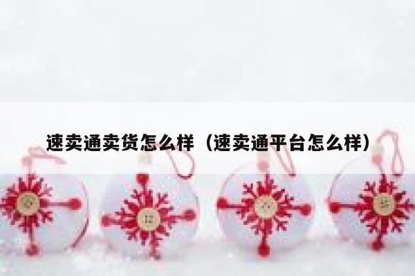 速卖通卖货怎么样(速卖通平台怎么样) 第1张 速卖通卖货怎么样(速卖通平台怎么样) 第1张