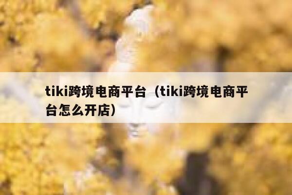 tiki跨境电商平台（tiki跨境电商平台怎么开店） 第1张