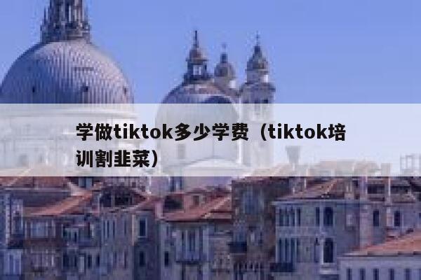 学做tiktok多少学费(tiktok培训割韭菜) 第1张 学做tiktok多少学费(tiktok培训割韭菜) 第1张