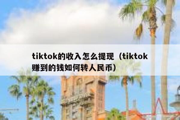tiktok的收入怎么提现（tiktok赚到的钱如何转人民币） 第1张