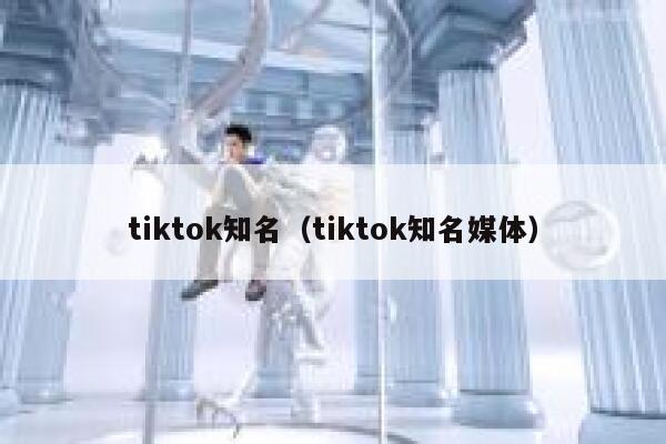 tiktok知名（tiktok知名媒体） 第1张