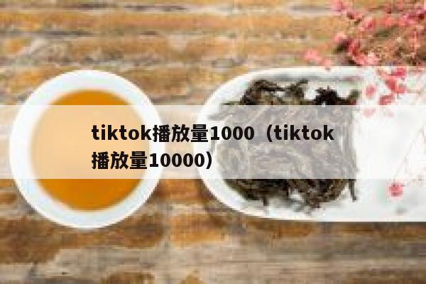 tiktok播放量1000(tiktok播放量10000) 第1张 tiktok播放量1000(tiktok播放量10000) 第1张