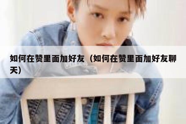 如何在赞里面加好友（如何在赞里面加好友聊天） 第1张