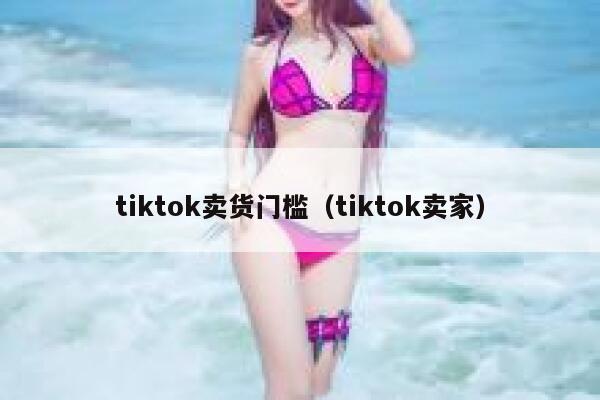 tiktok卖货门槛（tiktok卖家） 第1张