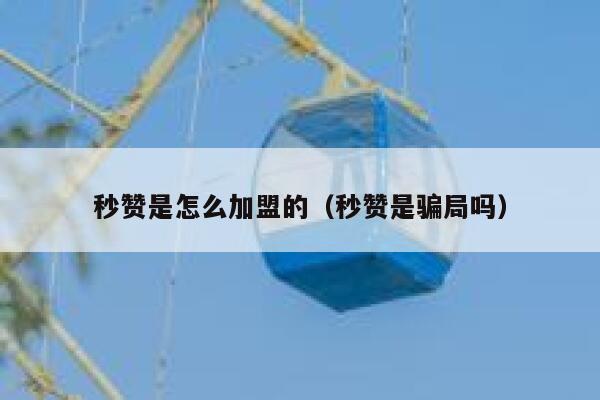 秒赞是怎么加盟的（秒赞是骗局吗） 第1张