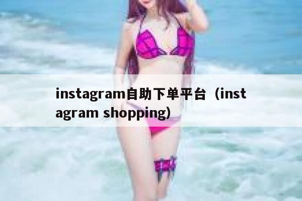instagram自助下单平台（instagram shopping） 第1张