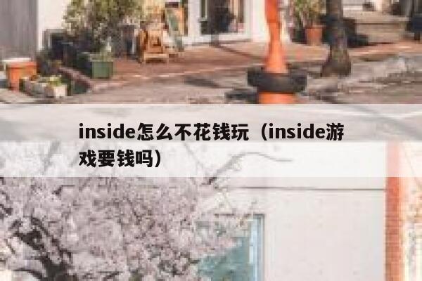 inside怎么不花钱玩（inside游戏要钱吗） 第1张