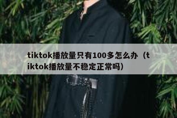tiktok播放量只有100多怎么办(tiktok播放量不稳定正常吗) 第1张 tiktok播放量只有100多怎么办(tiktok播放量不稳定正常吗) 第1张