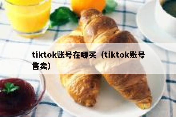 tiktok账号在哪买（tiktok账号售卖） 第1张