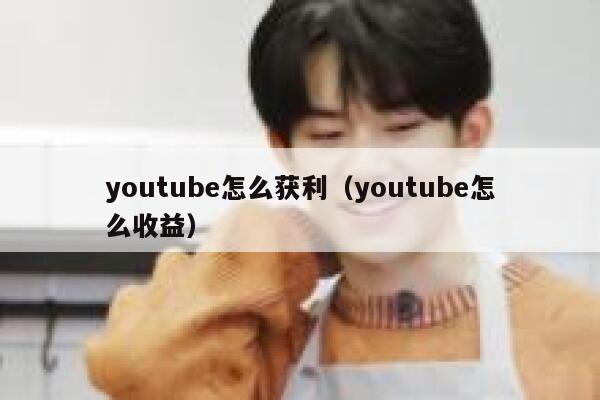 youtube怎么获利（youtube怎么收益） 第1张