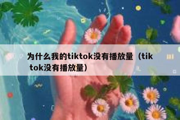 为什么我的tiktok没有播放量(tik tok没有播放量) 第1张 为什么我的tiktok没有播放量(tik tok没有播放量) 第1张