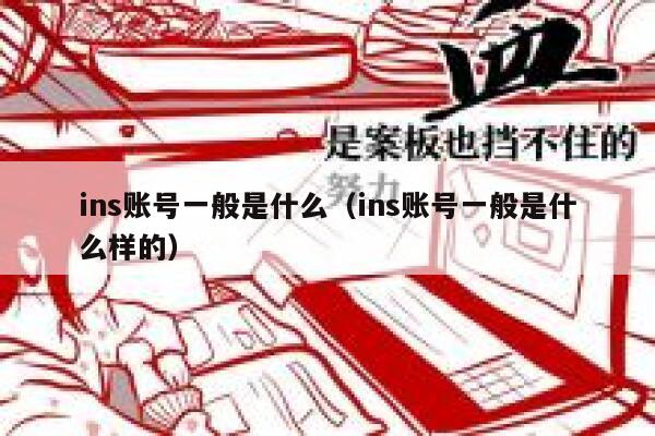 ins账号一般是什么（ins账号一般是什么样的） 第1张