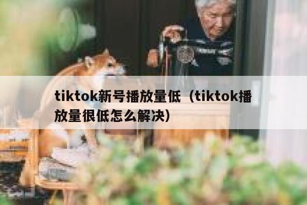 tiktok新号播放量低（tiktok播放量很低怎么解决） 第1张
