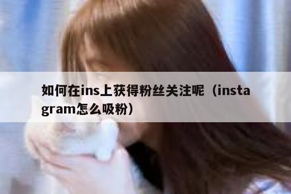 如何在ins上获得粉丝关注呢（instagram怎么吸粉） 第1张