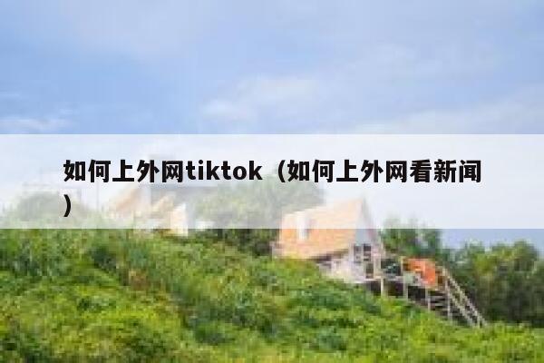 如何上外网tiktok（如何上外网看新闻） 第1张