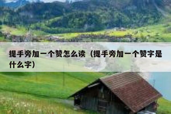 提手旁加一个赞怎么读（提手旁加一个赞字是什么字） 第1张