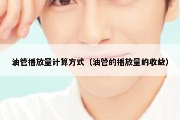 油管播放量计算方式（油管的播放量的收益） 第1张