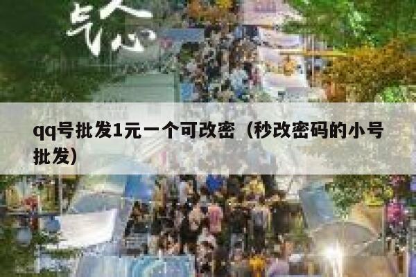 qq号批发1元一个可改密（秒改密码的小号批发） 第1张