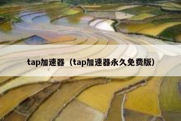 tap加速器（tap加速器永久免费版） 第1张