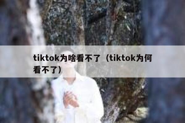 tiktok为啥看不了（tiktok为何看不了） 第1张