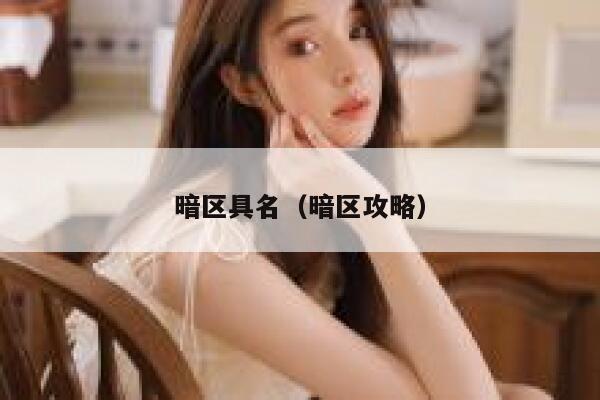 暗区具名（暗区攻略） 第1张