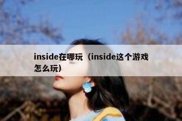 inside在哪玩（inside这个游戏怎么玩） 第1张
