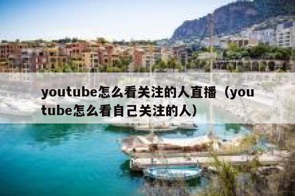 youtube怎么看关注的人直播（youtube怎么看自己关注的人） 第1张