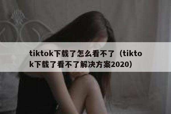 tiktok下载了怎么看不了（tiktok下载了看不了解决方案2020） 第1张