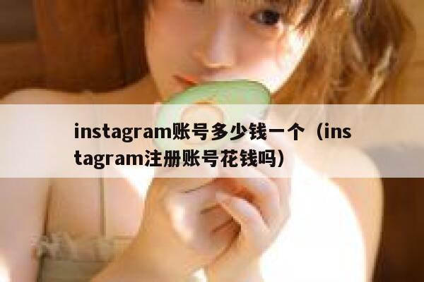 instagram账号多少钱一个（instagram注册账号花钱吗） 第1张