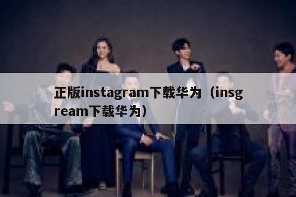 正版instagram下载华为（insgream下载华为） 第1张