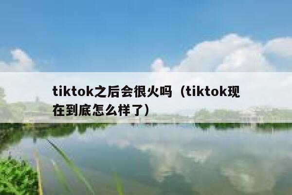 tiktok之后会很火吗（tiktok现在到底怎么样了） 第1张