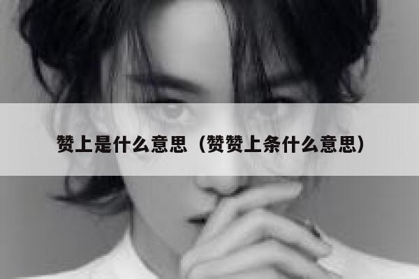 赞上是什么意思（赞赞上条什么意思） 第1张