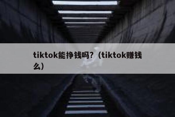 tiktok能挣钱吗?（tiktok赚钱么） 第1张
