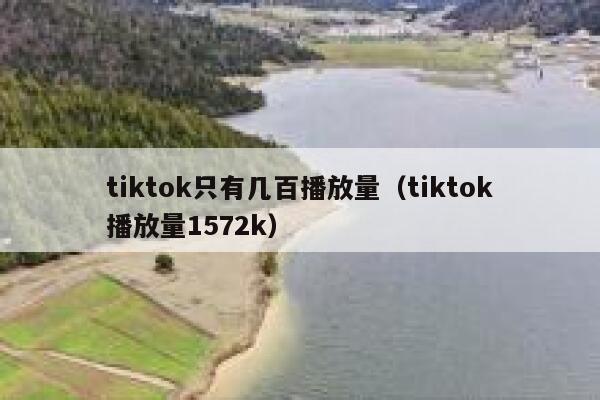 tiktok只有几百播放量（tiktok播放量1572k） 第1张