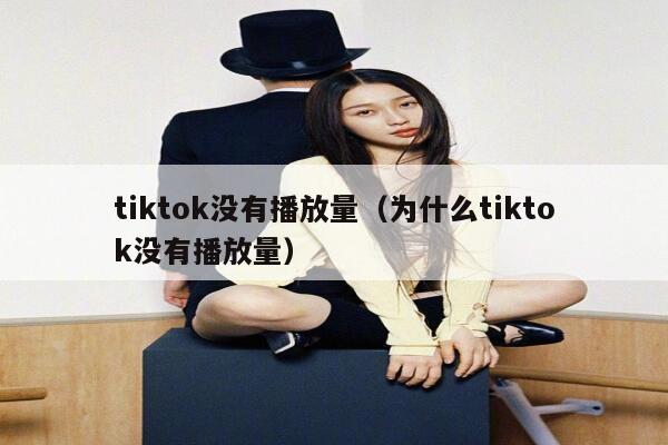 tiktok没有播放量（为什么tiktok没有播放量） 第1张