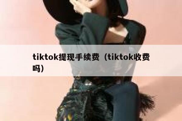 tiktok提现手续费（tiktok收费吗） 第1张