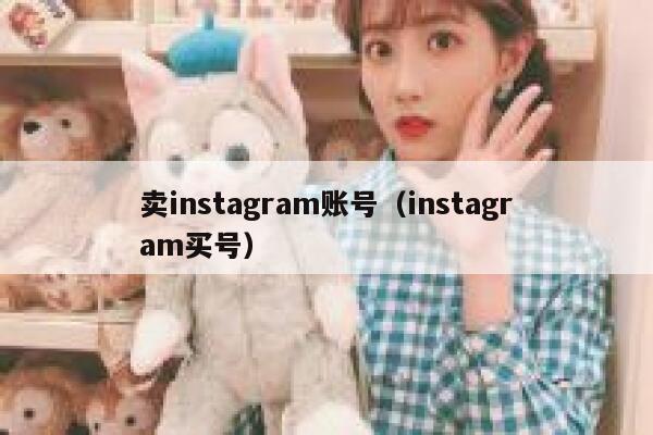 卖instagram账号（instagram买号） 第1张