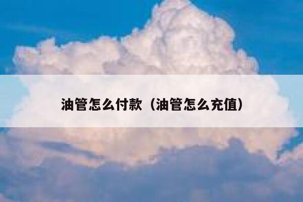 油管怎么付款（油管怎么充值） 第1张
